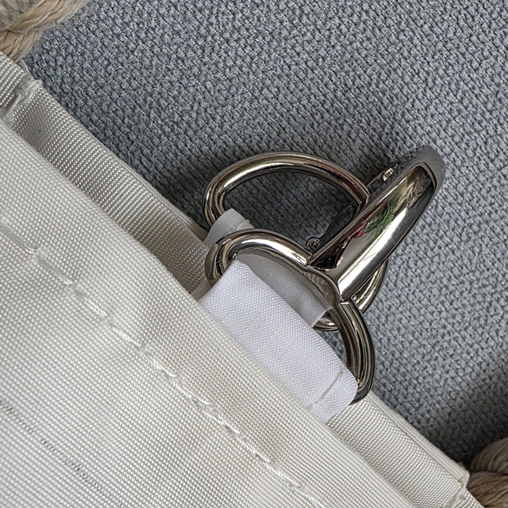SEA BAGS Recycled 100% Recycled Sail Cloth Tote Bag Blue Anchor Water Resistant - Picture 3 of 10
